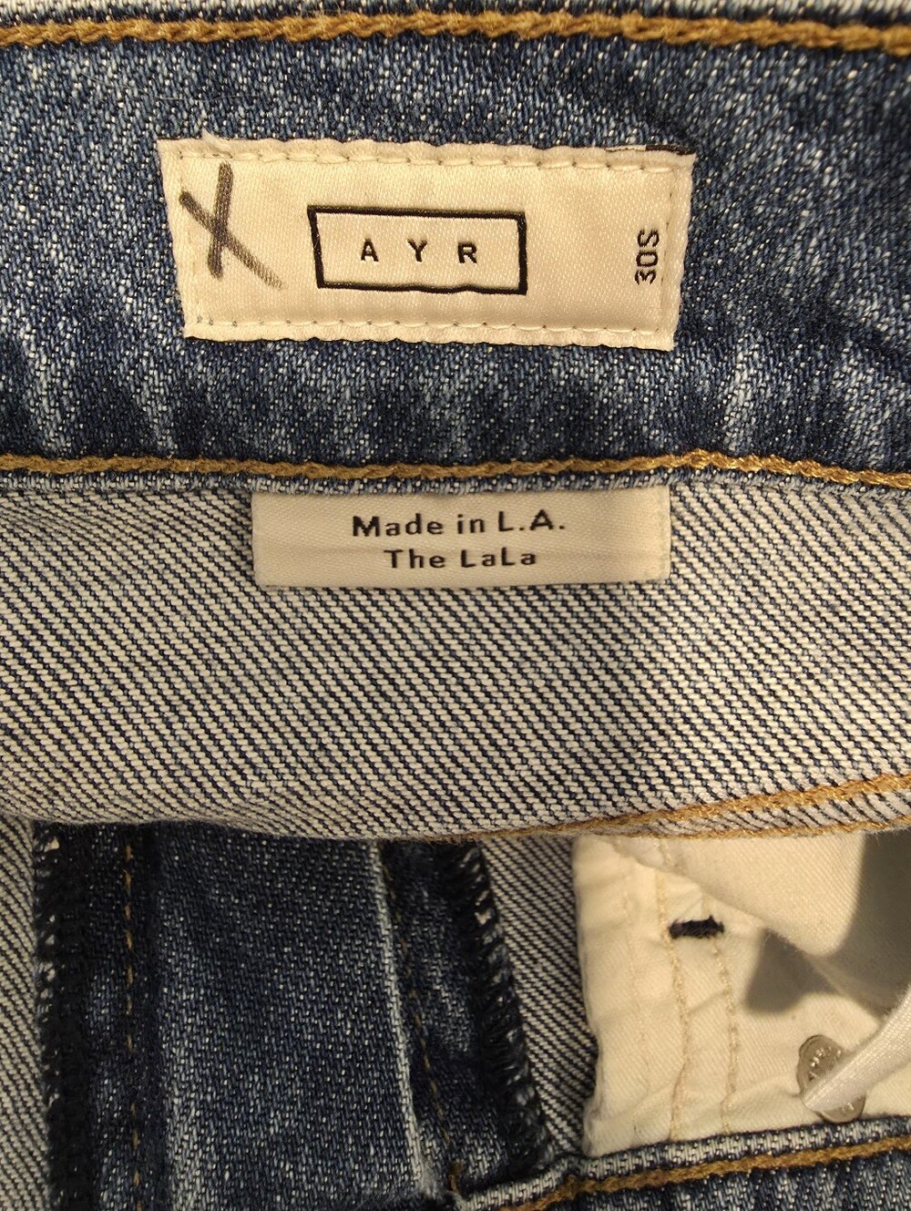 AYR The LaLa Straight Leg True Story Jeans - Picture 8 of 8